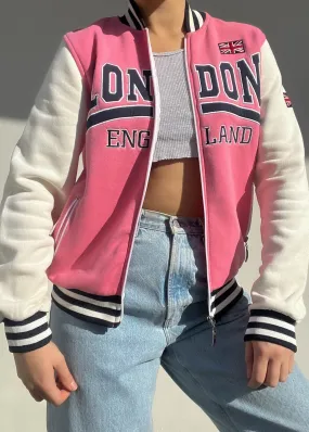 2000's Pink London Jacket (S-M)