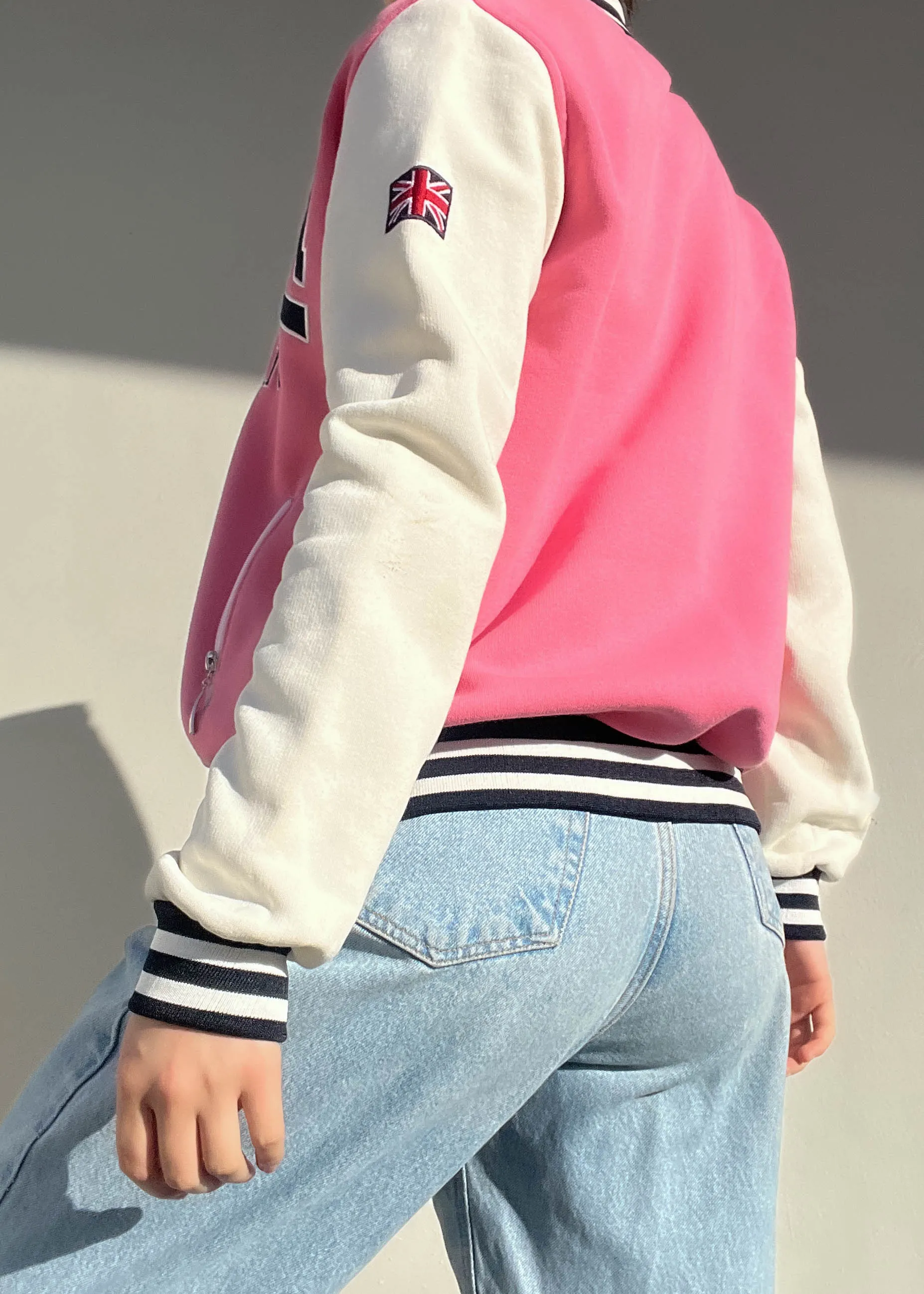 2000's Pink London Jacket (S-M)