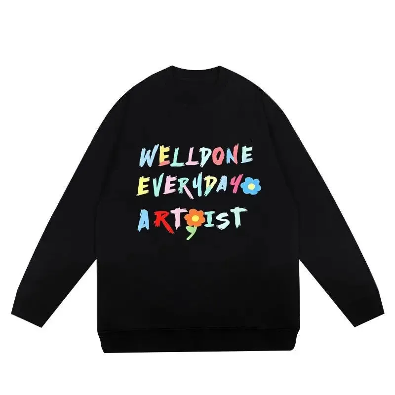 Aidase Trendy Korean Splicing Striped Sports Sweatshirt Men's Autumn Y2K New Street American Casual Hooded Jacket Couple Hoodie