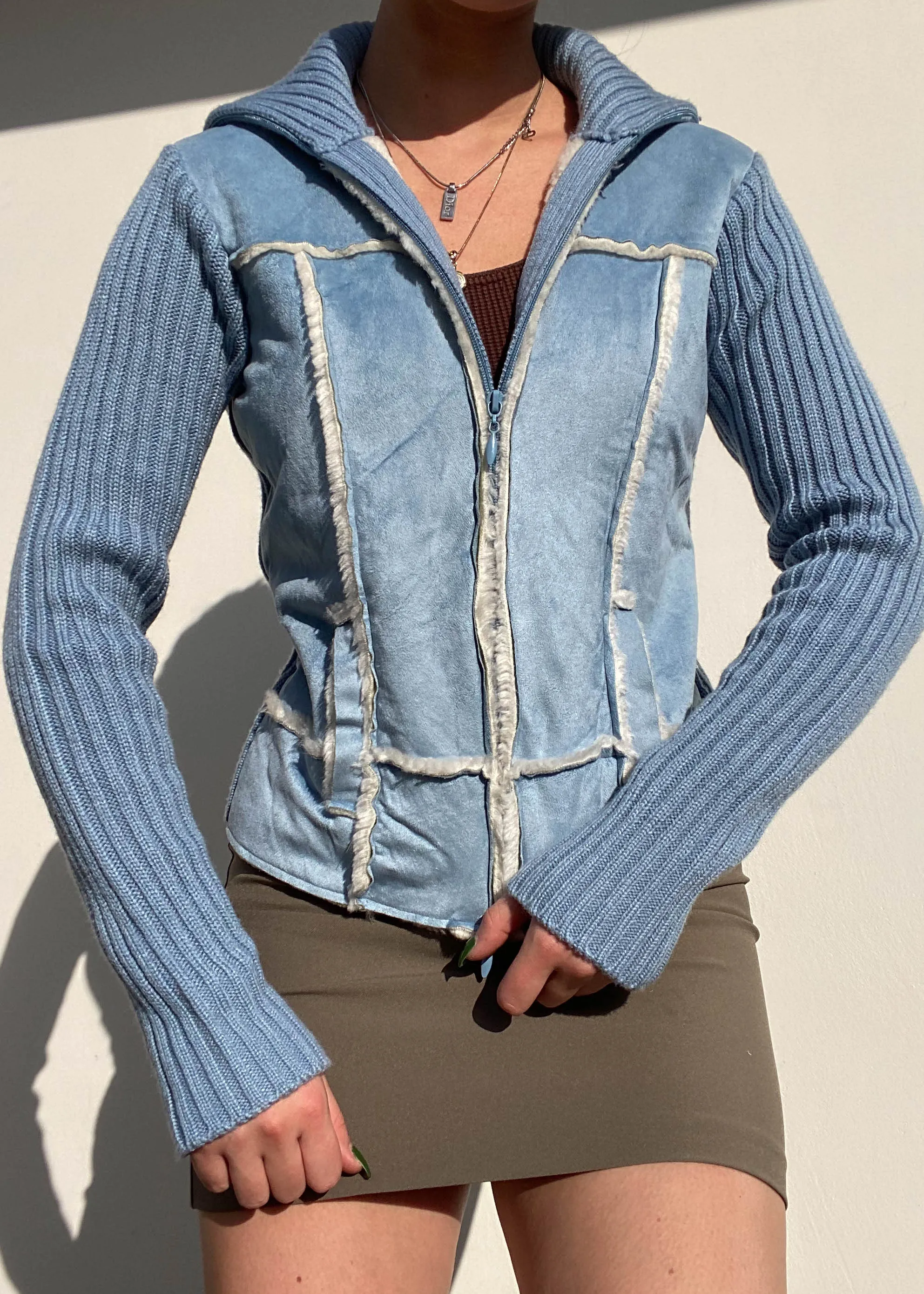 Baby Blue Y2k Jacket (S)