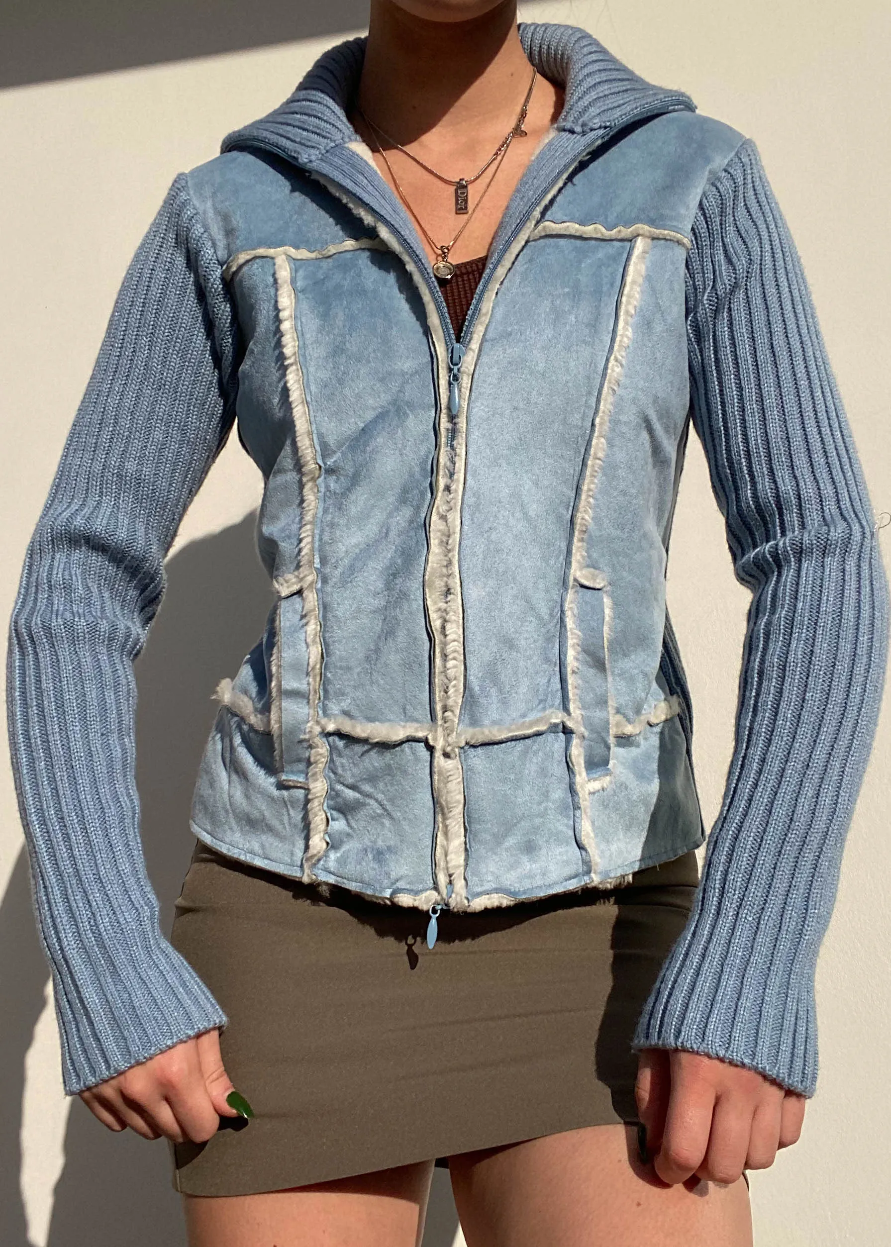 Baby Blue Y2k Jacket (S)
