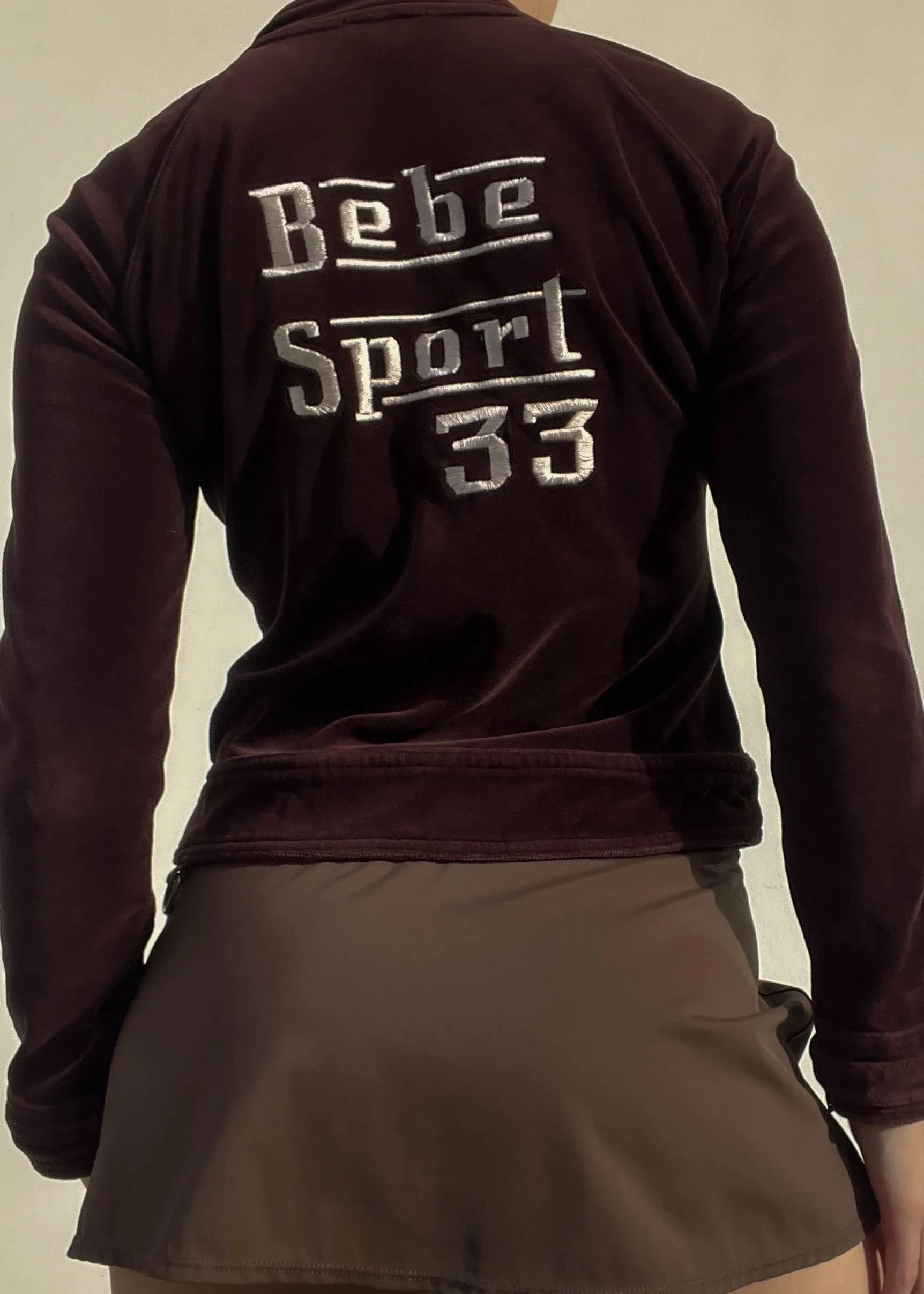 Bebe Sport Velour Jacket (S)