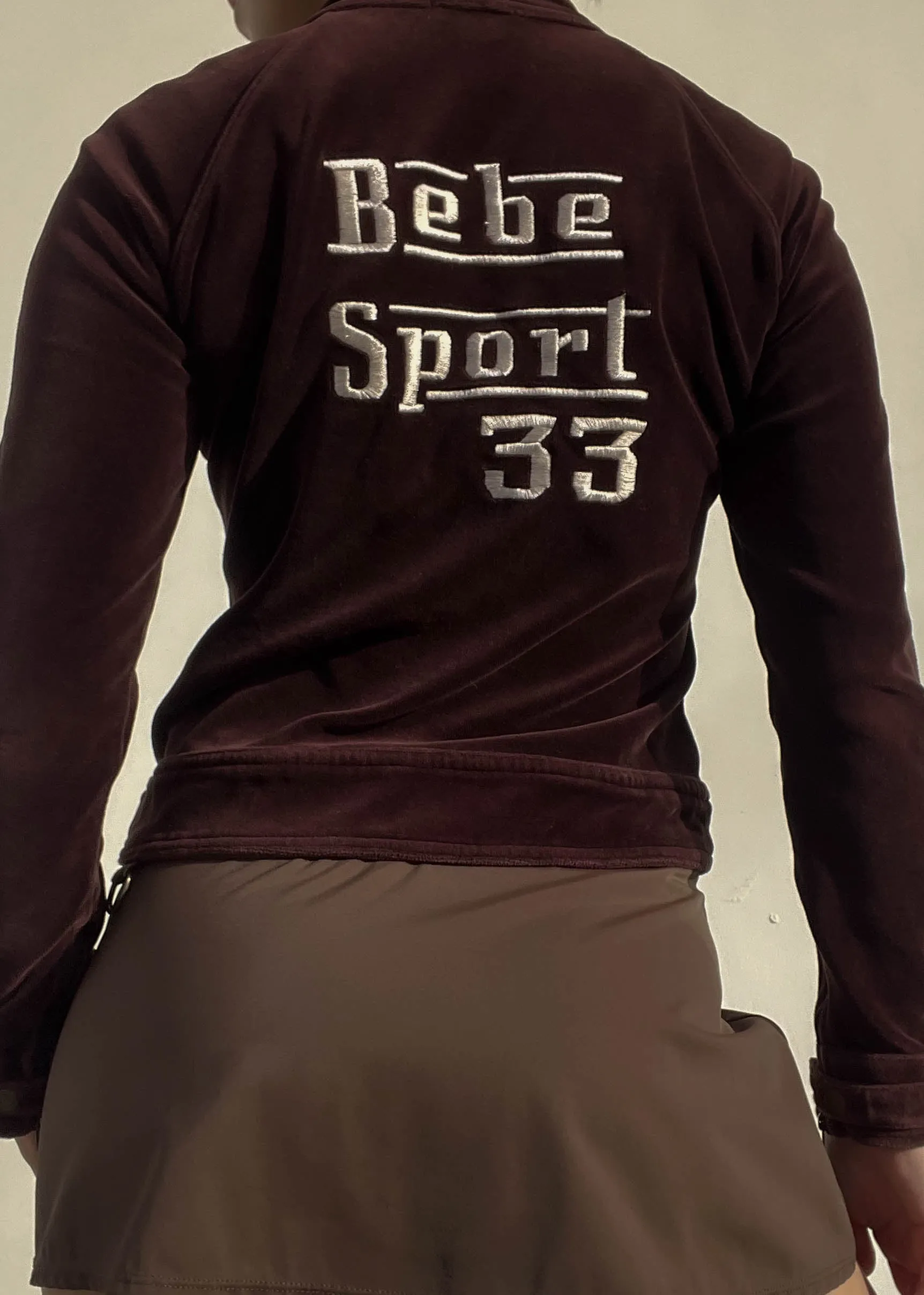 Bebe Sport Velour Jacket (S)