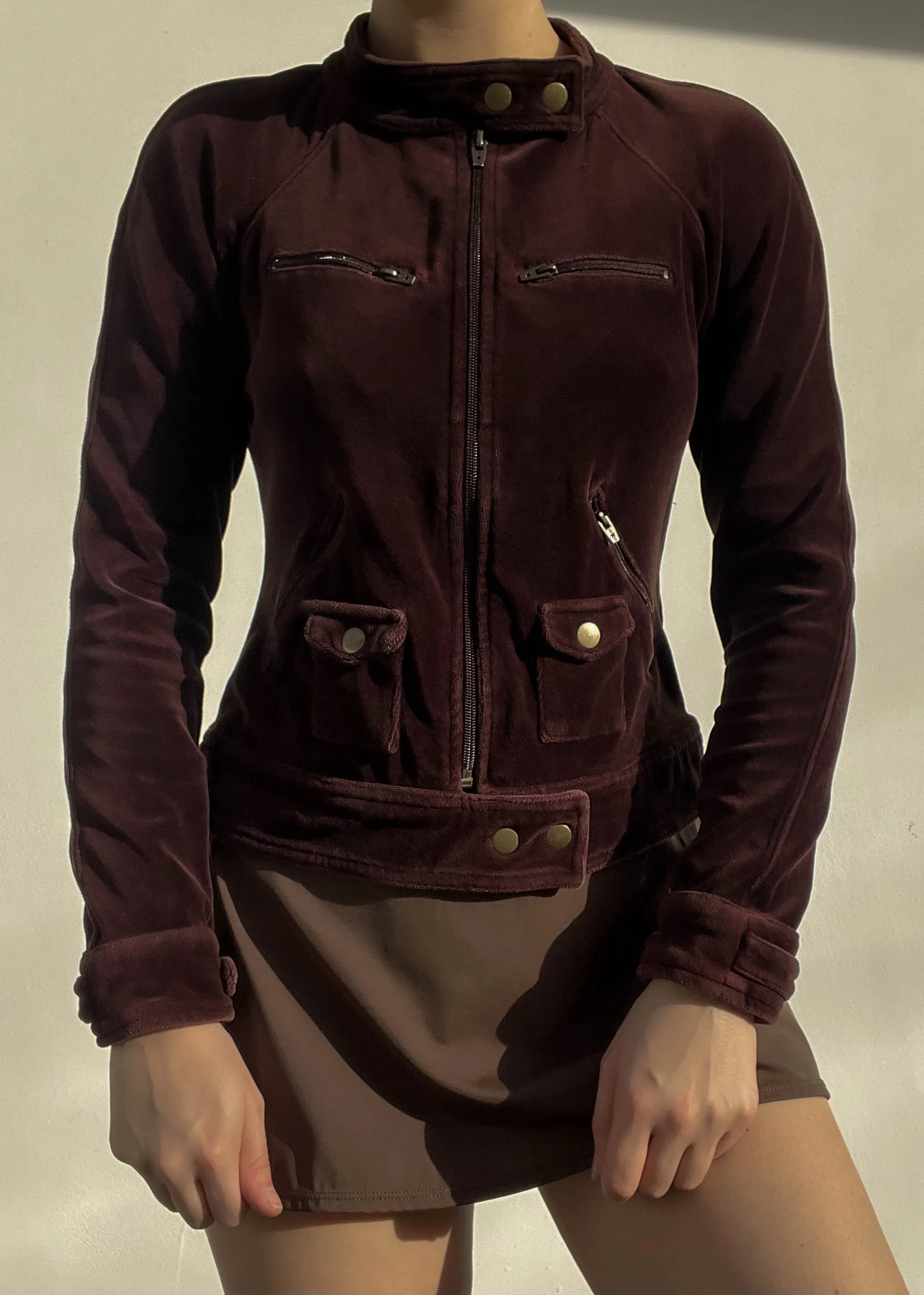 Bebe Sport Velour Jacket (S)