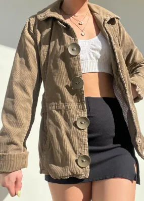 Big Button Corduroy Jacket (S-M)