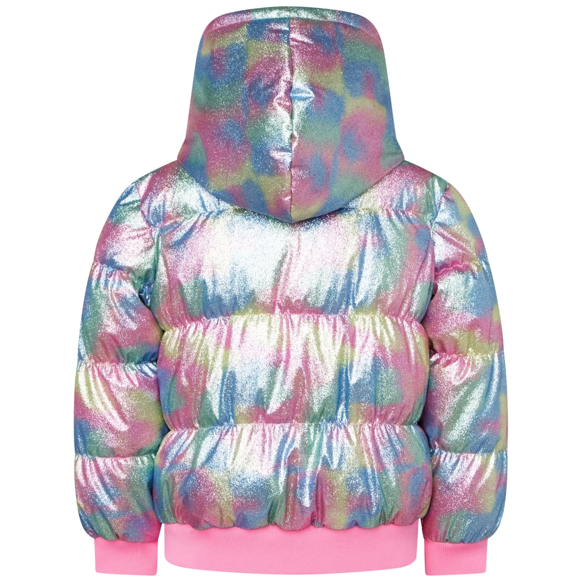 BILLIEBLUSH - Metalic Puffa Jacket - Pastel