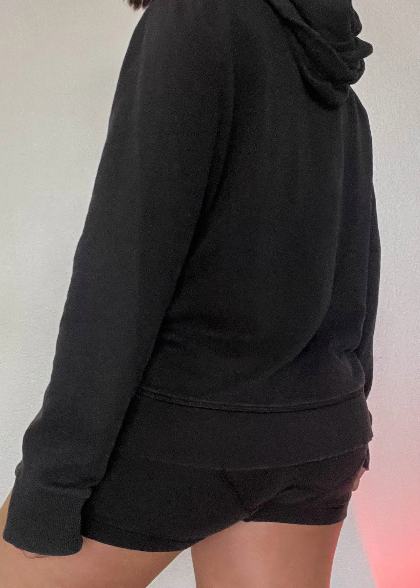 Black Tommy Hoodie Jacket (M)