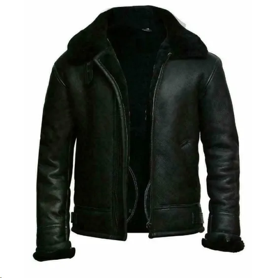 Comfortable Vegan Leather Biker Jacket Bomber Style for Men | Comfortable Streetwear