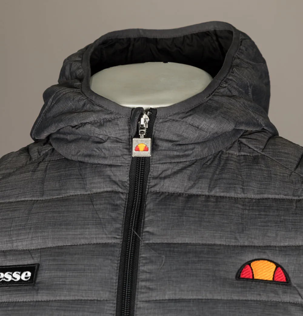 Ellesse Lombardy Padded Jacket Dark Grey Marl