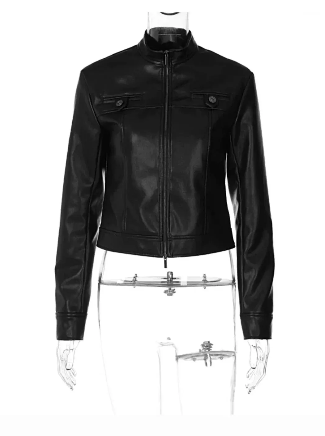 Fashionkova Katia Retro Leather Jacket