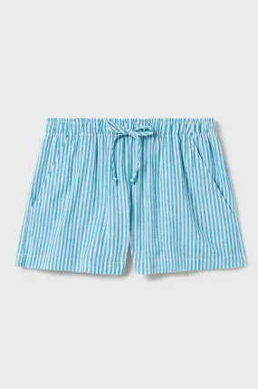 FLUTTER SHORT IN OCEAN STRIPE