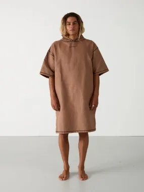 Men's Travel Poncho Towel | Choc