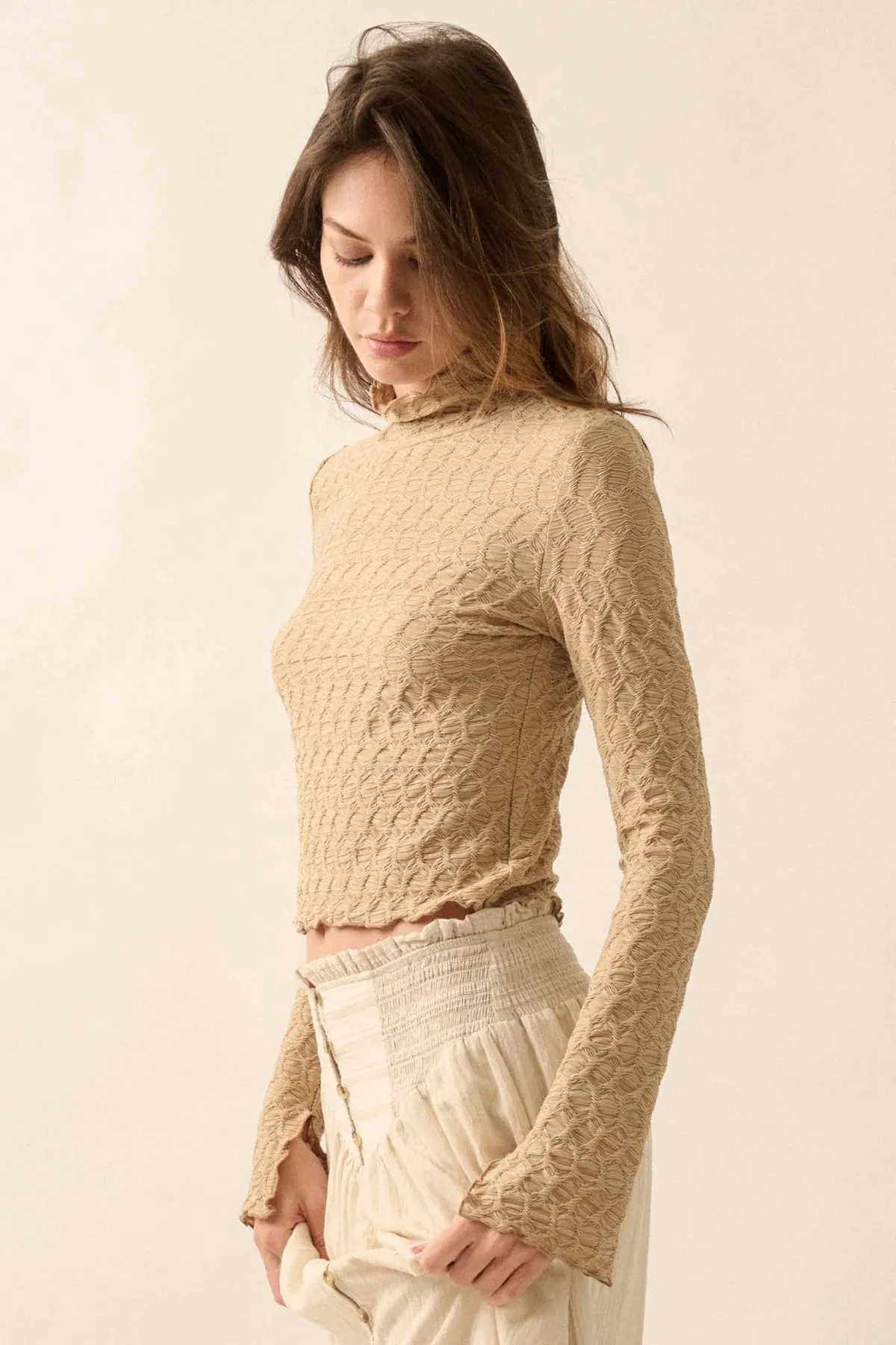 Mockneck L/S Top