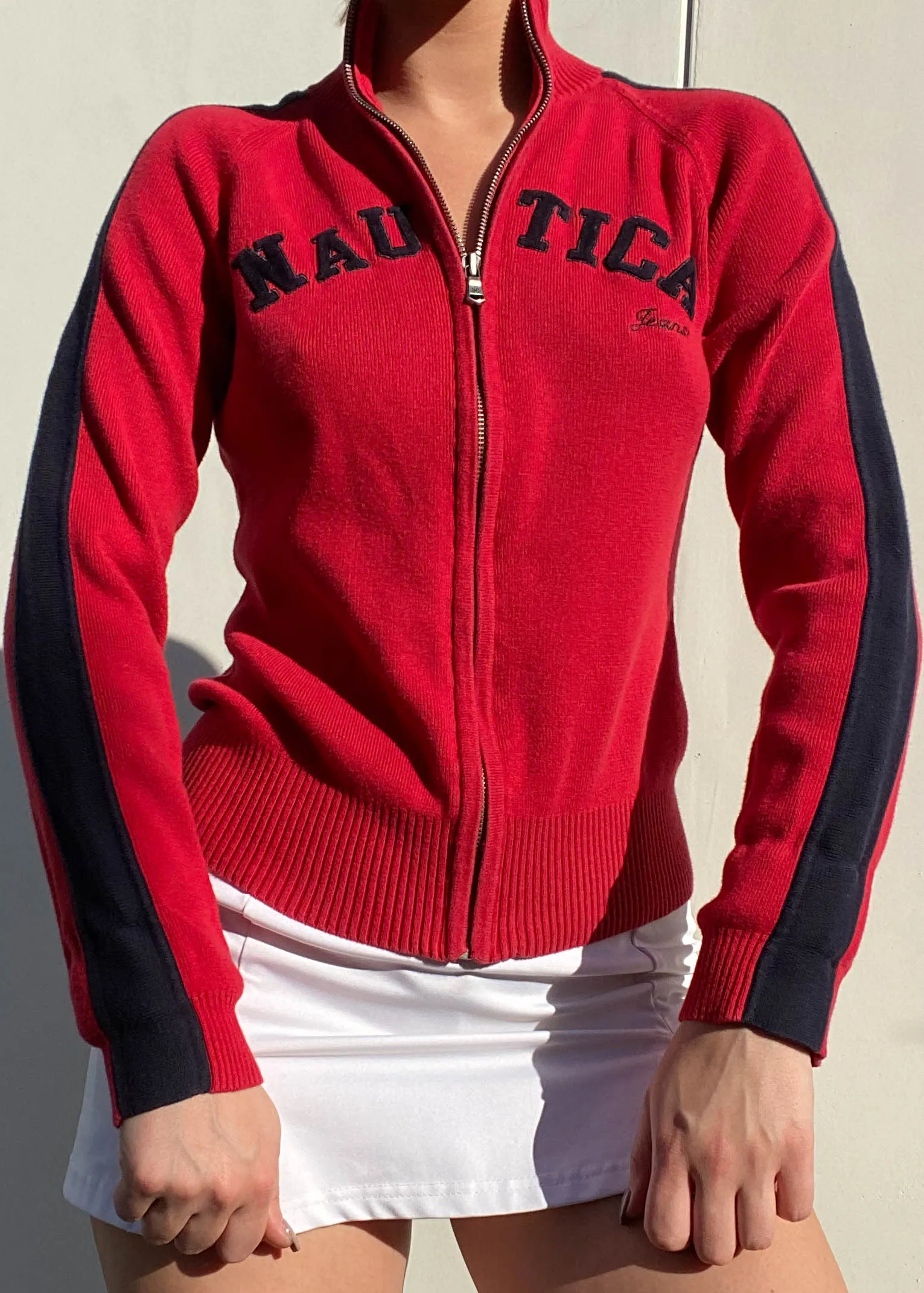 Nautica Full-Zip Knit (S)