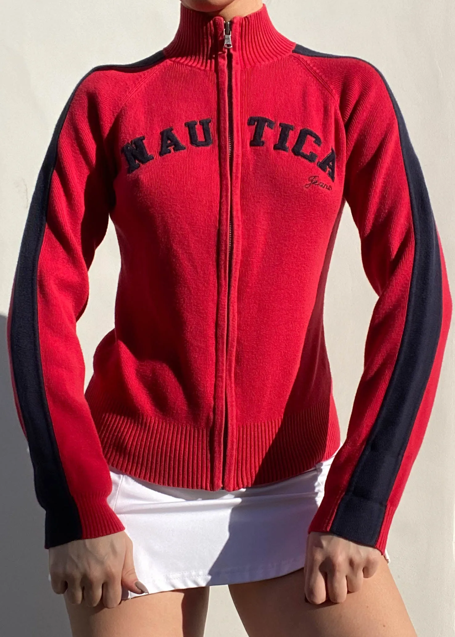 Nautica Full-Zip Knit (S)
