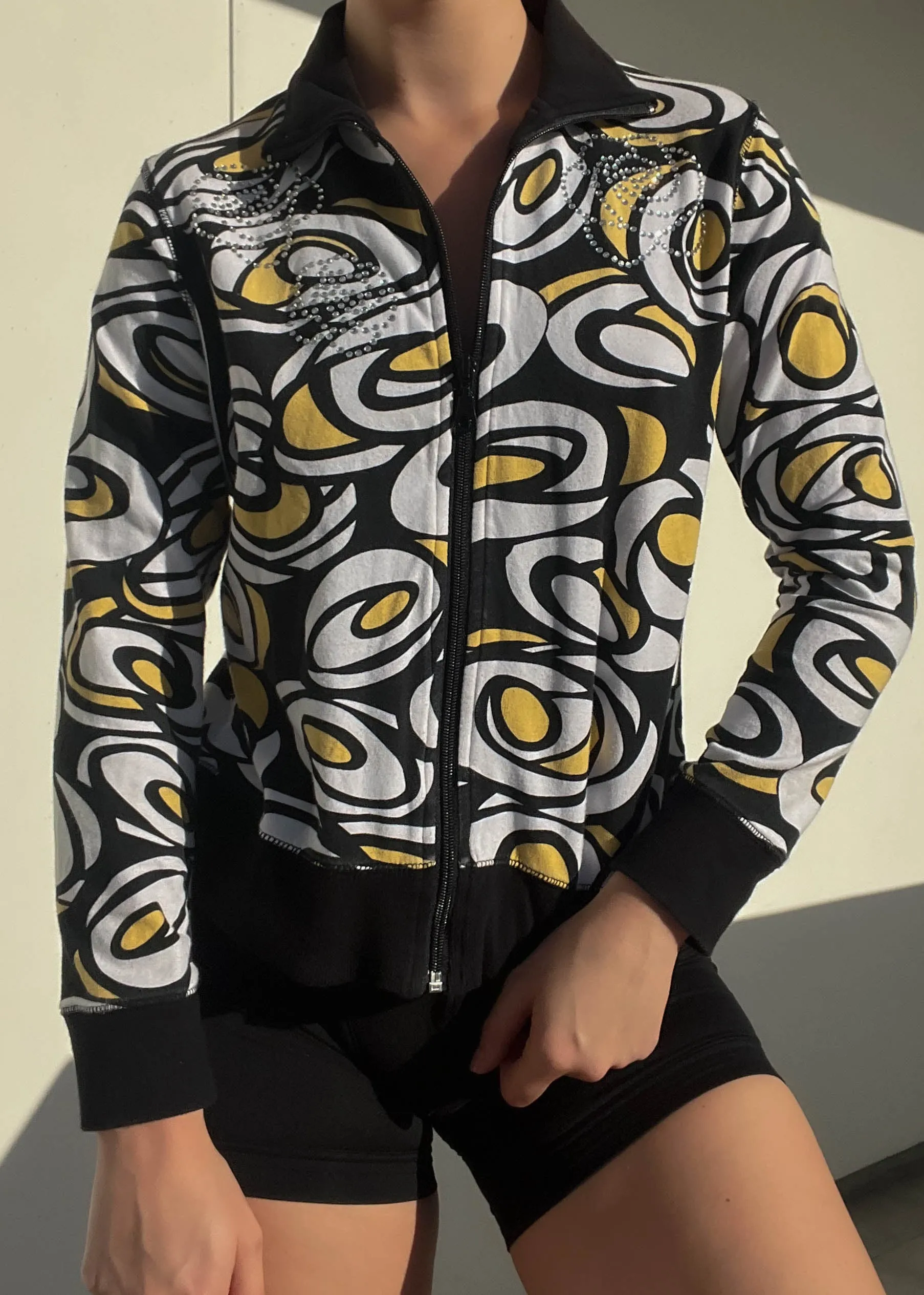Orbit Y2k All-Over Print Jacket (S)
