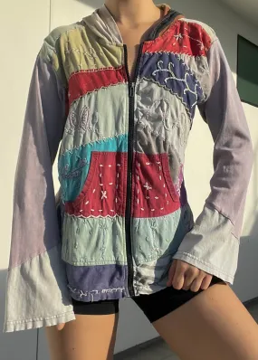 Simi Patchwork Hoodie Jacket (M)