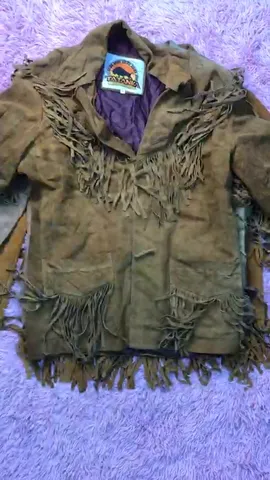 Suede leather jacket