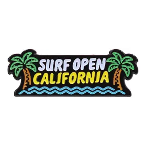 Surf Open California  Enamel Pin – Glow-In-The-Dark Pin