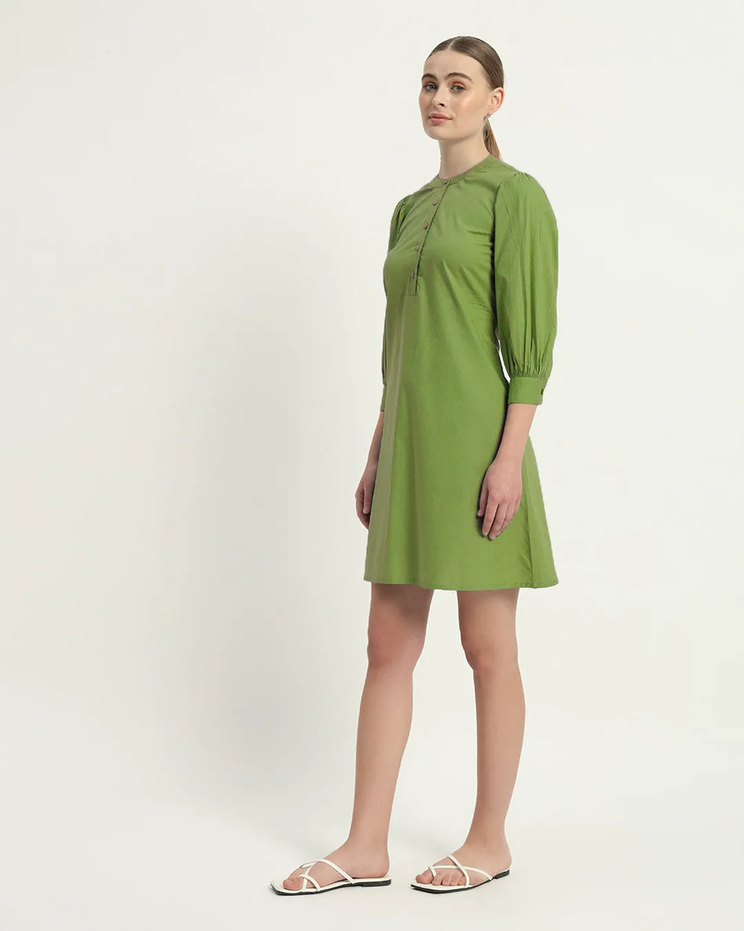 The Roslyn Fern Cotton Dress