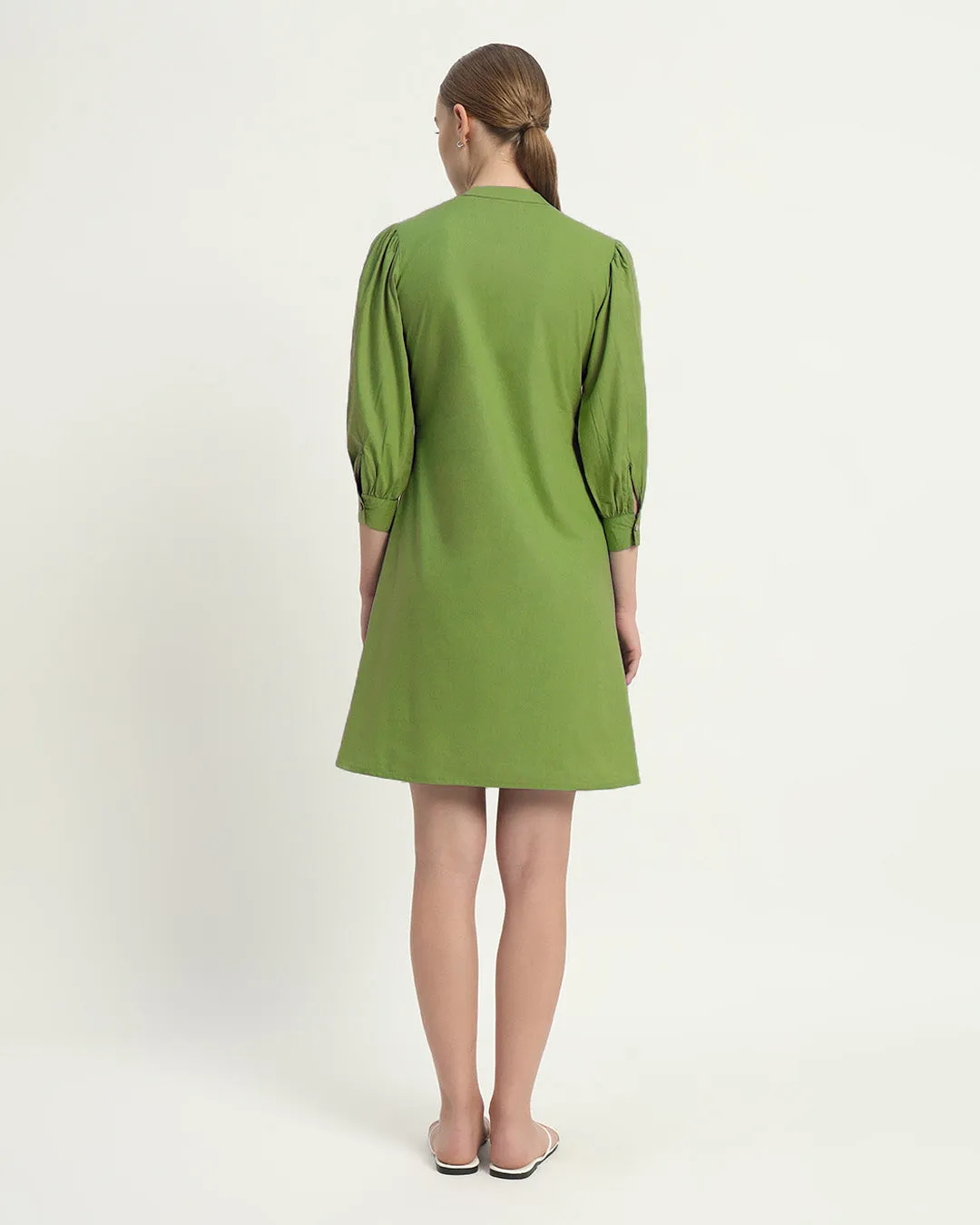 The Roslyn Fern Cotton Dress