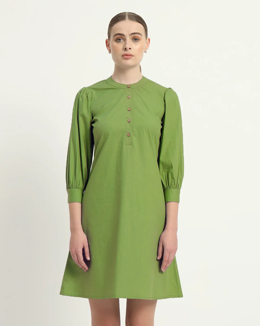 The Roslyn Fern Cotton Dress
