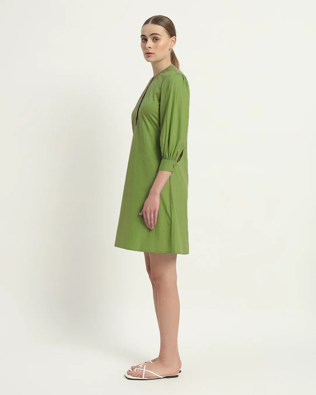 The Roslyn Fern Cotton Dress