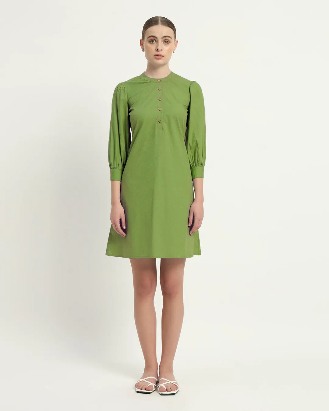 The Roslyn Fern Cotton Dress