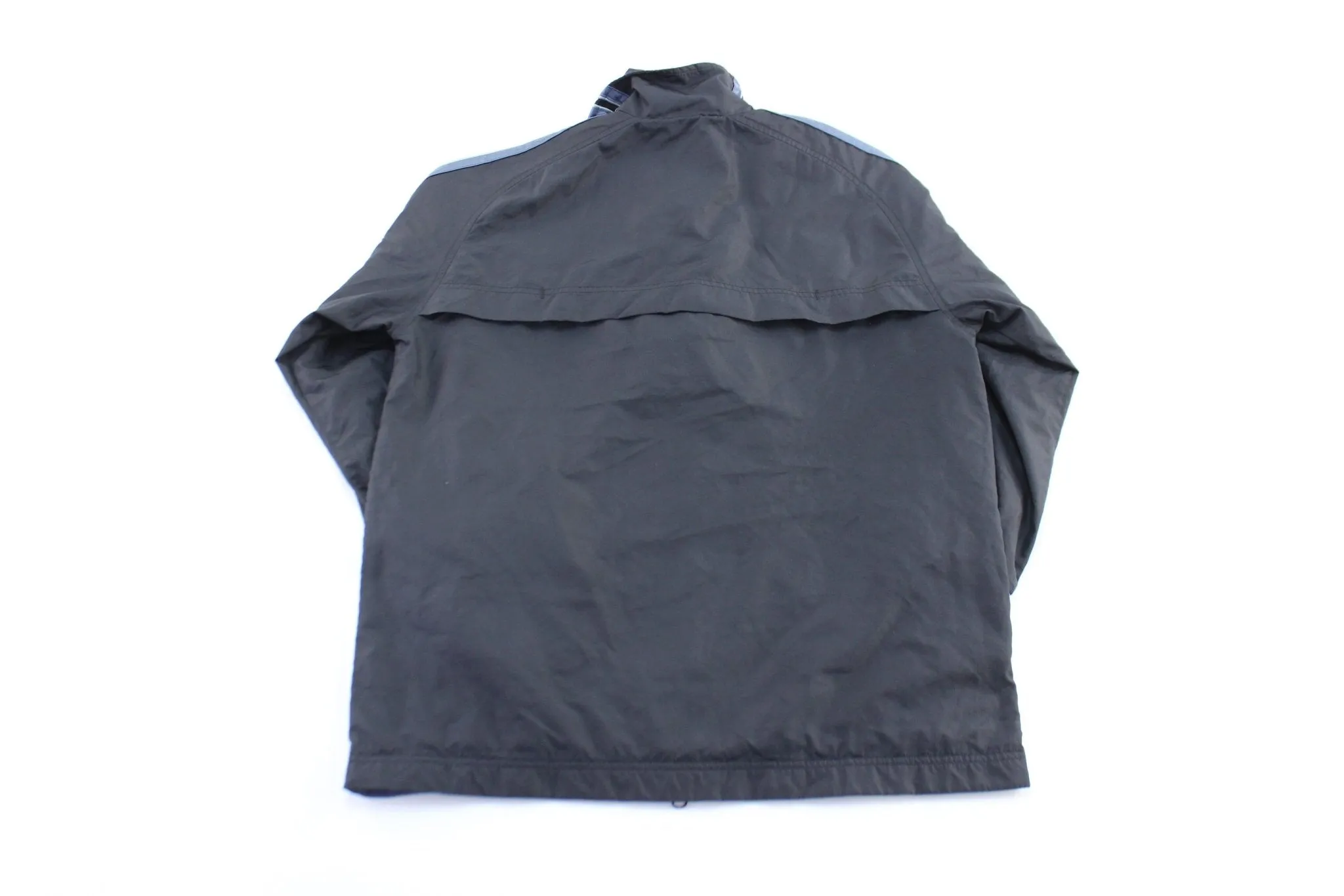 Woman’s Y2K Nike Embroidered Logo Blue & Black Zip Up Jacket