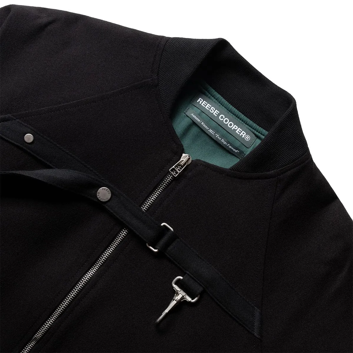 WOOL SERGE BOMBER JACKET