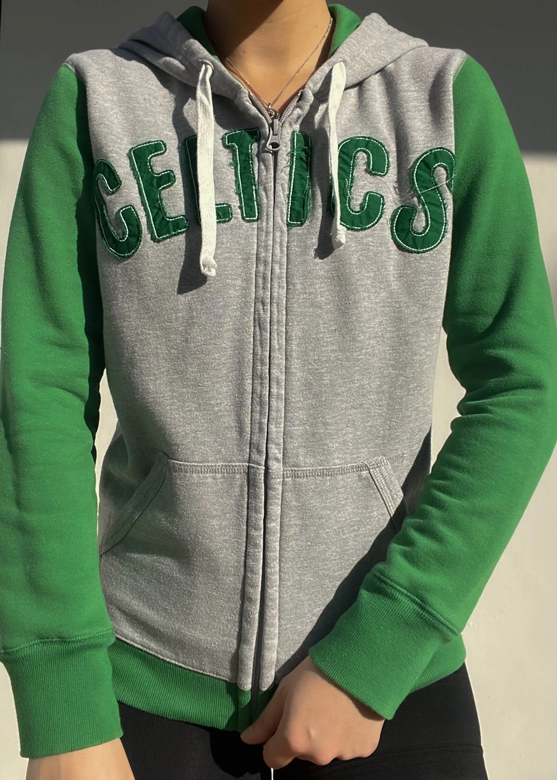 Y2k Celtics Hoodie Jacket (M)