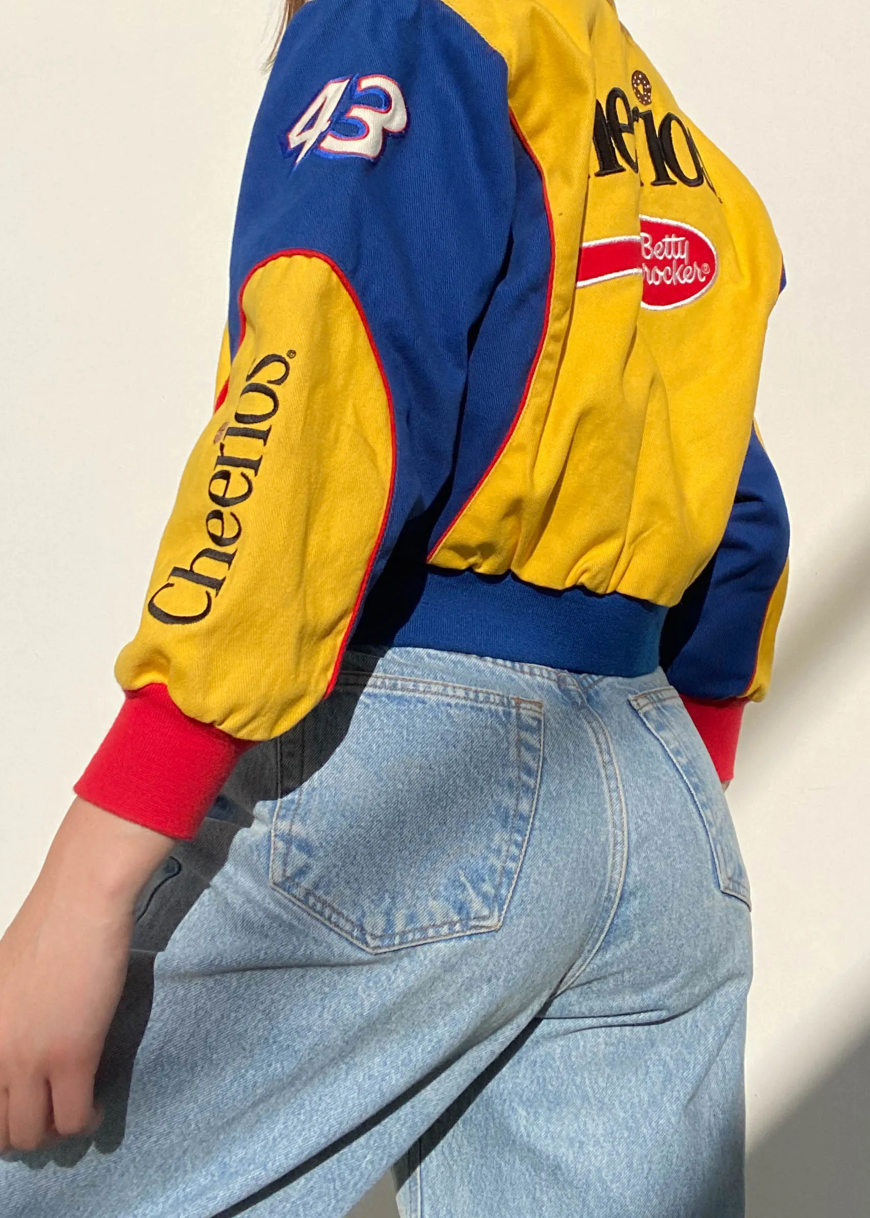 Y2k Cheerios Race Jacket (XS-S)