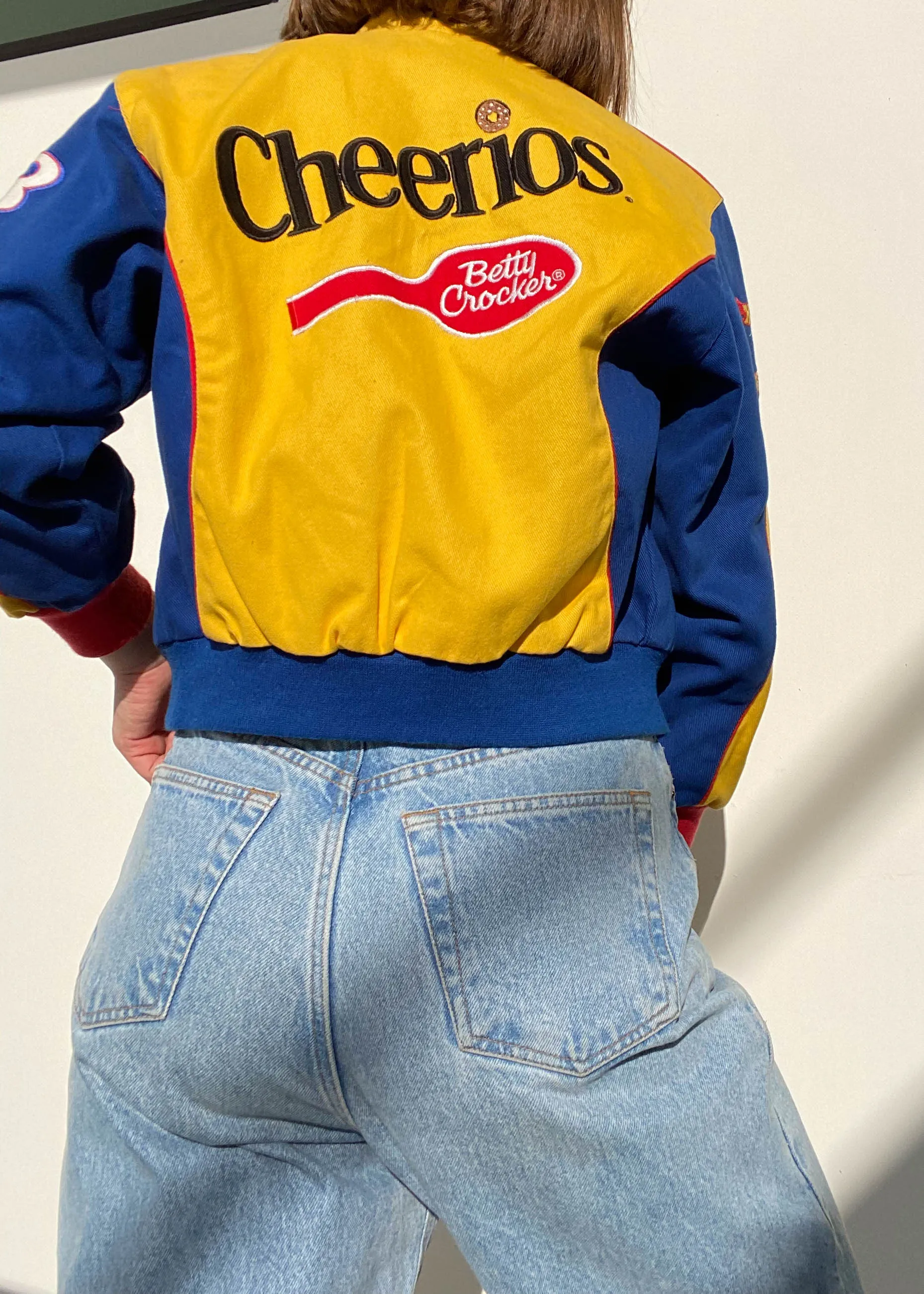 Y2k Cheerios Race Jacket (XS-S)