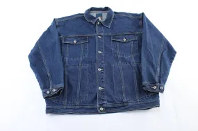 Y2K Godbody Signature Dark Wash Denim Jacket