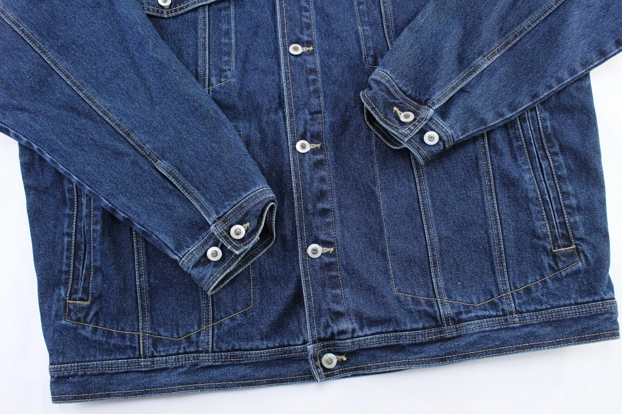 Y2K Godbody Signature Dark Wash Denim Jacket