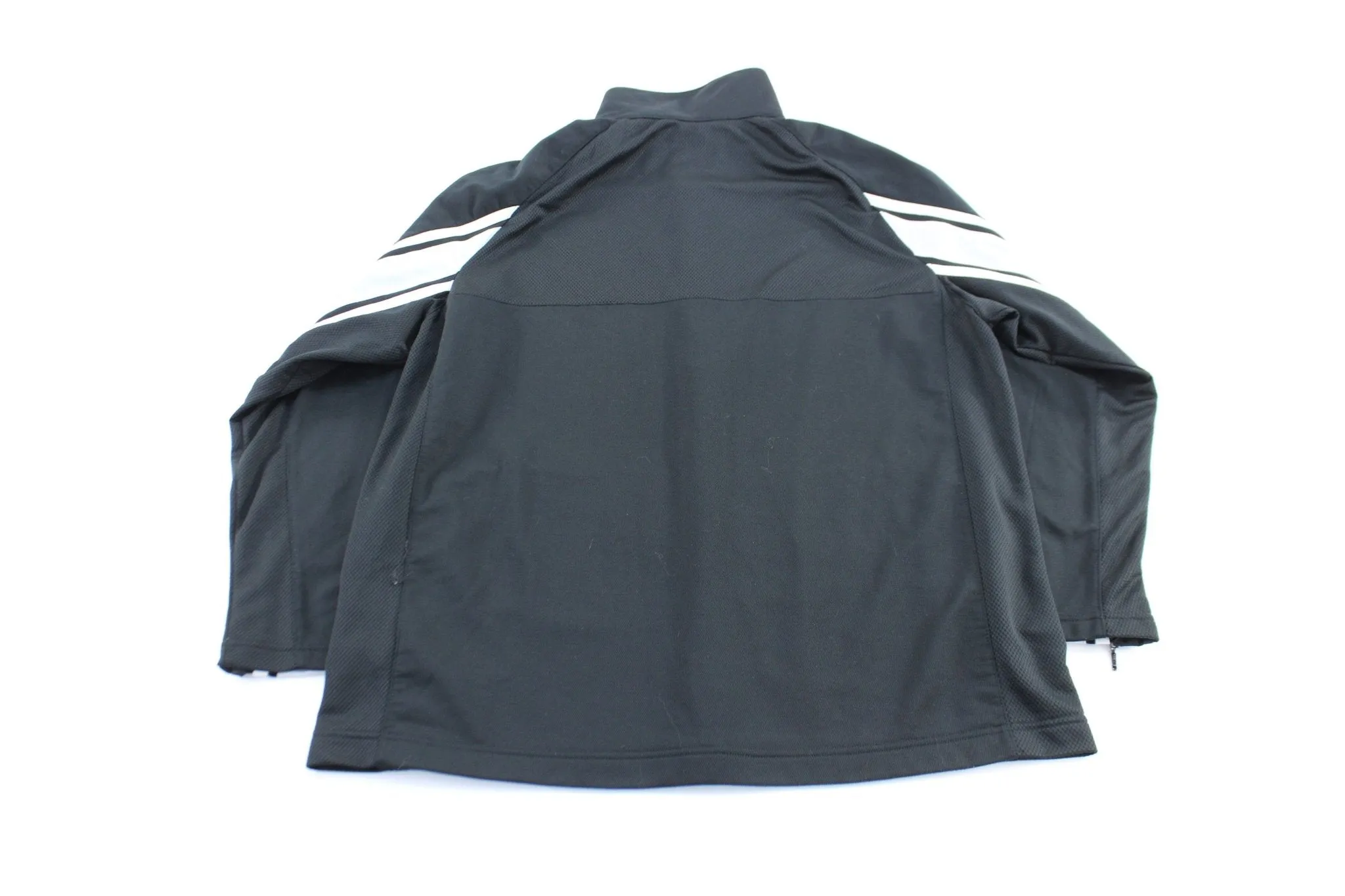 Y2K Nike Embroidered Logo Black Striped Jacket