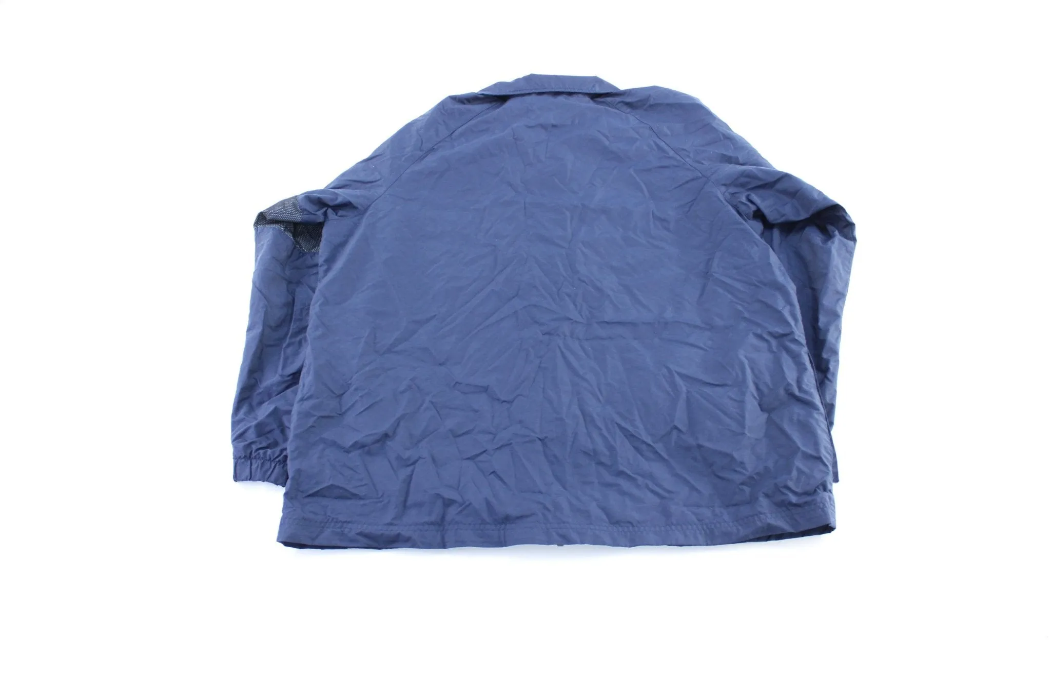 Y2K Nike Logo Blue Windbreaker Zip Up Jacket