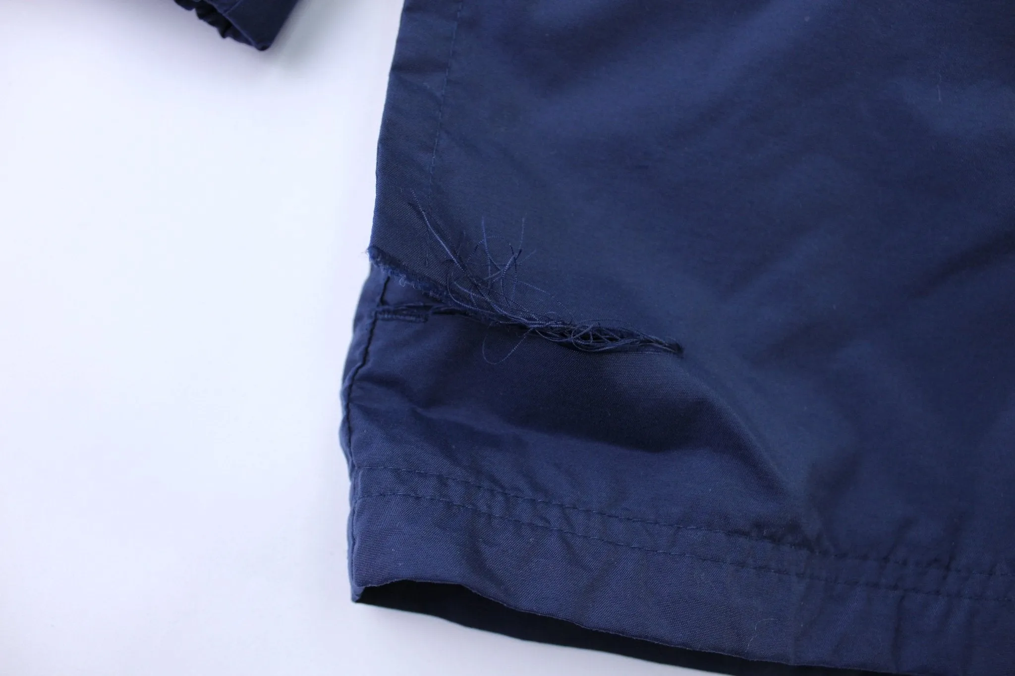 Y2K Nike Logo Blue Windbreaker Zip Up Jacket