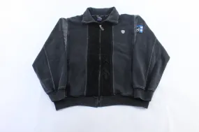Y2K Phat Farm Embroidered Black Zip Up Jacket