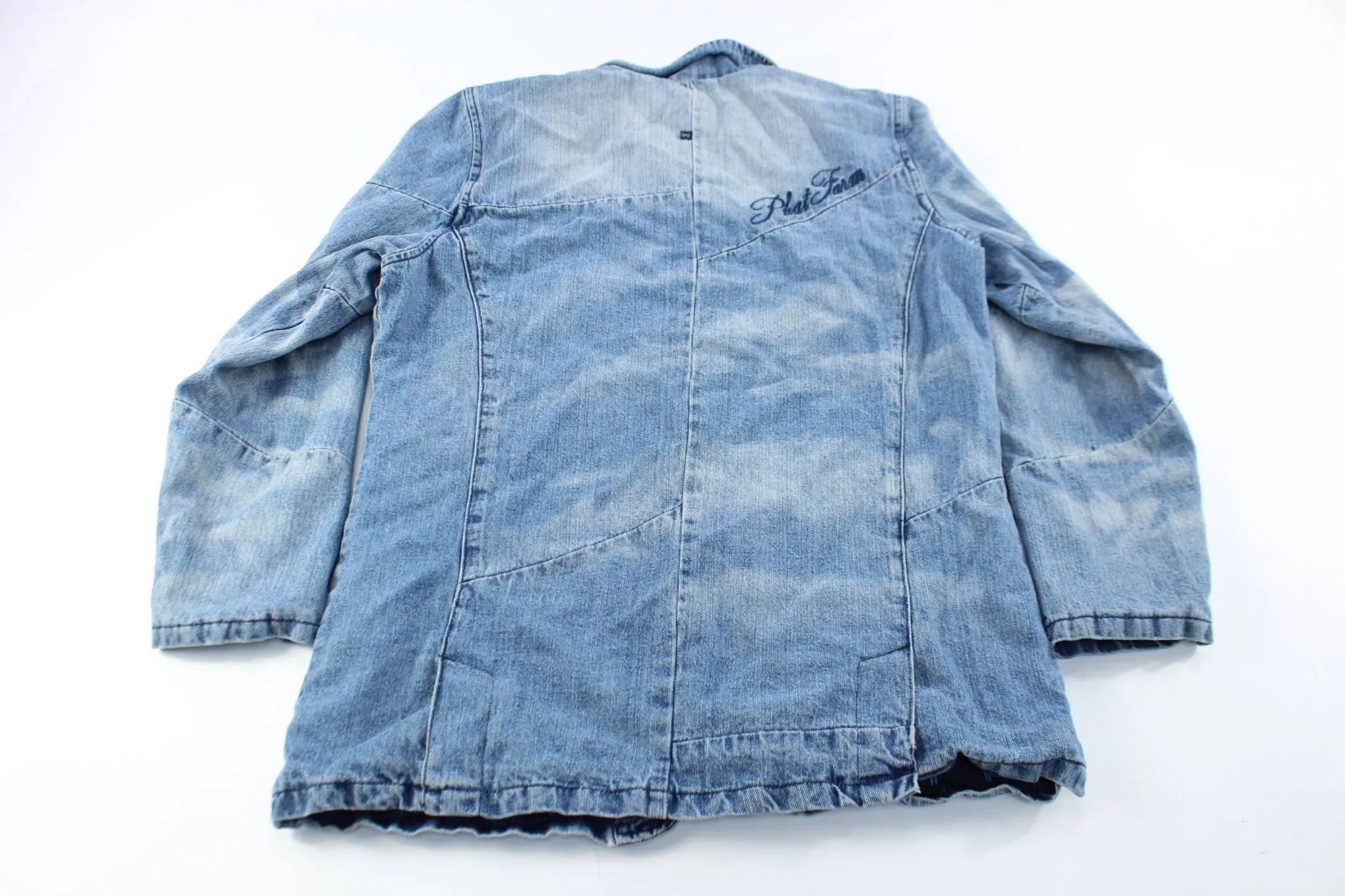 Y2K Phat Farm Embroidered Denim Jacket