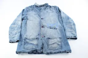 Y2K Phat Farm Embroidered Denim Jacket