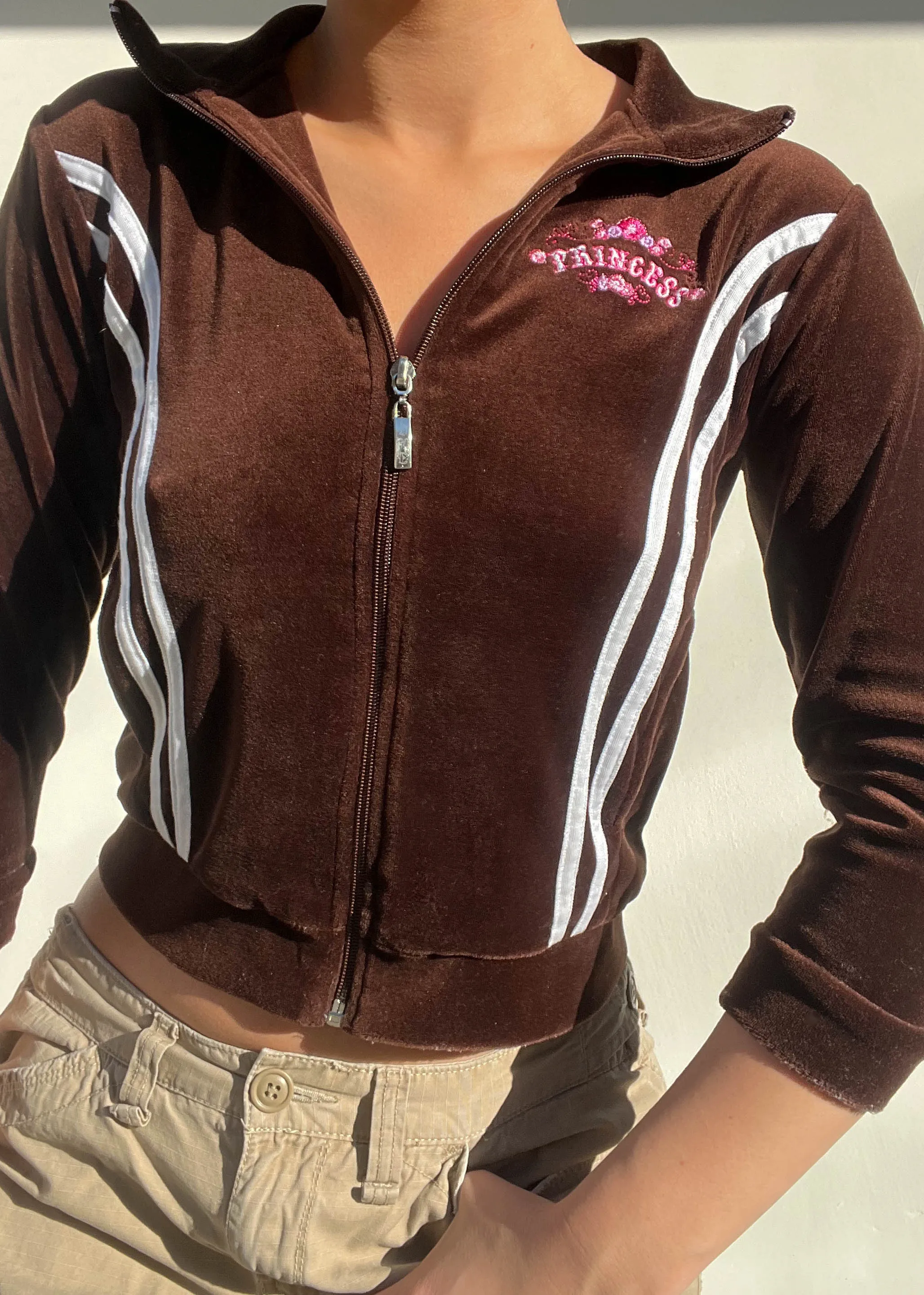 Y2k Princess Velour Jacket (XS-S)